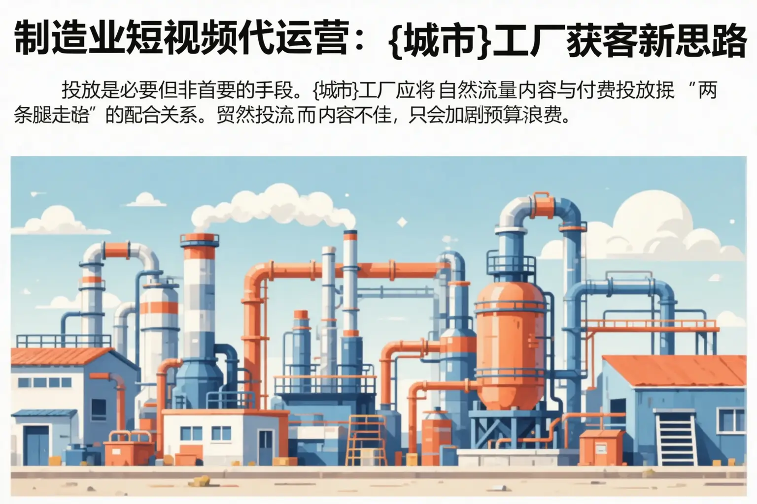 制造业短视频代运营:克孜勒苏工厂获客新思路