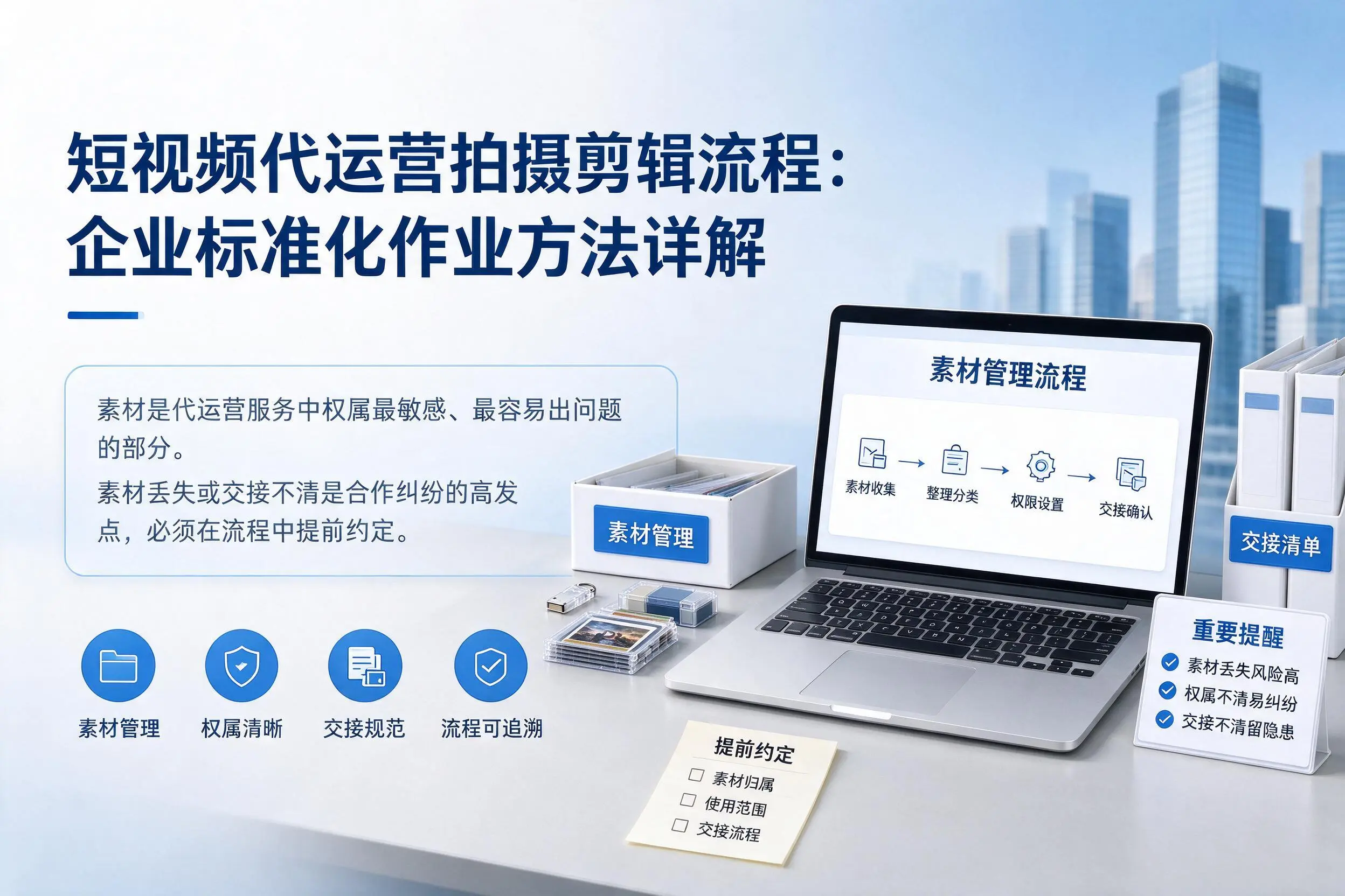短视频代运营拍摄剪辑流程：克孜勒苏企业标准化作业方法详解