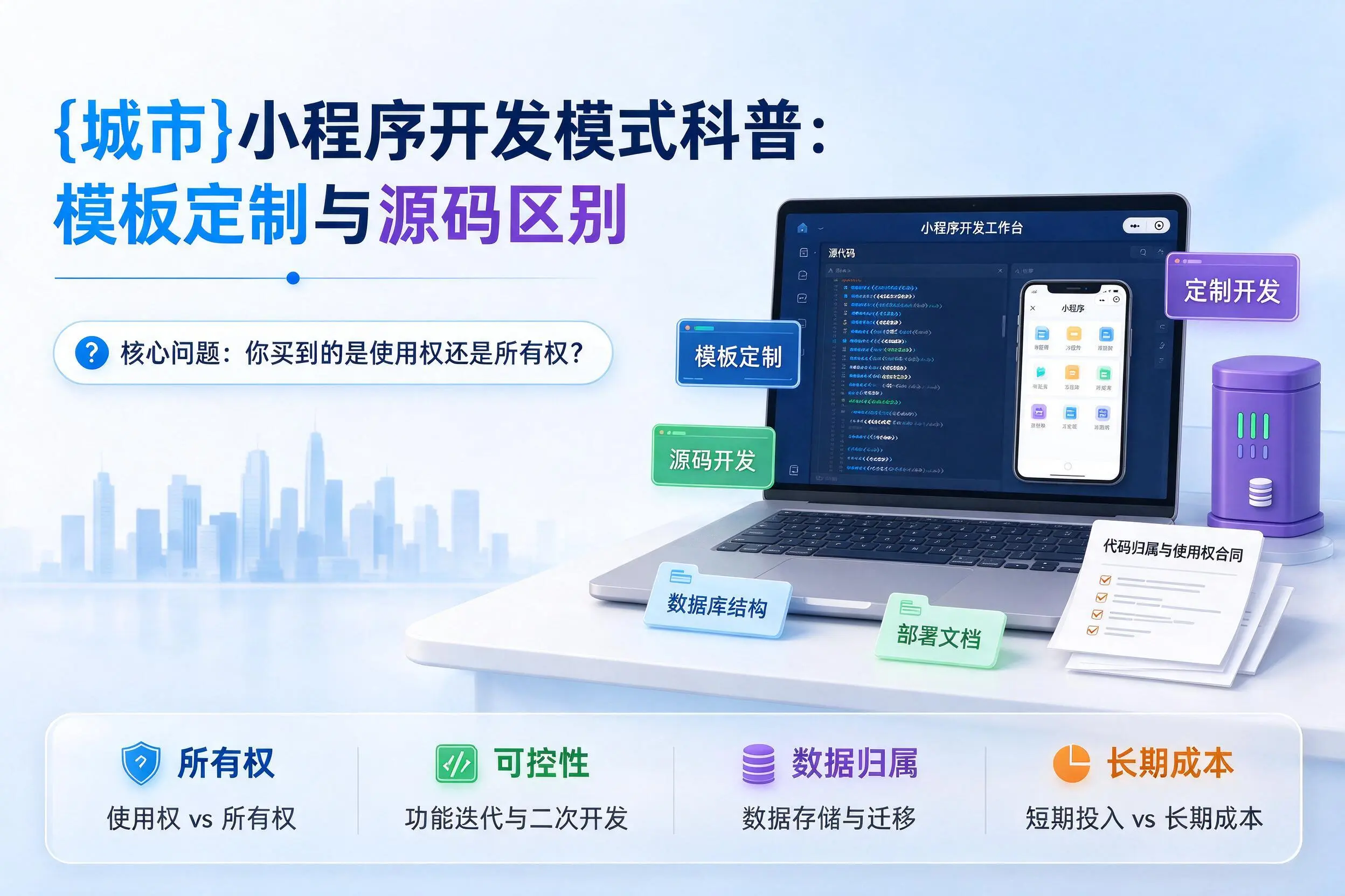 克孜勒苏小程序开发模式科普：模板定制与源码区别