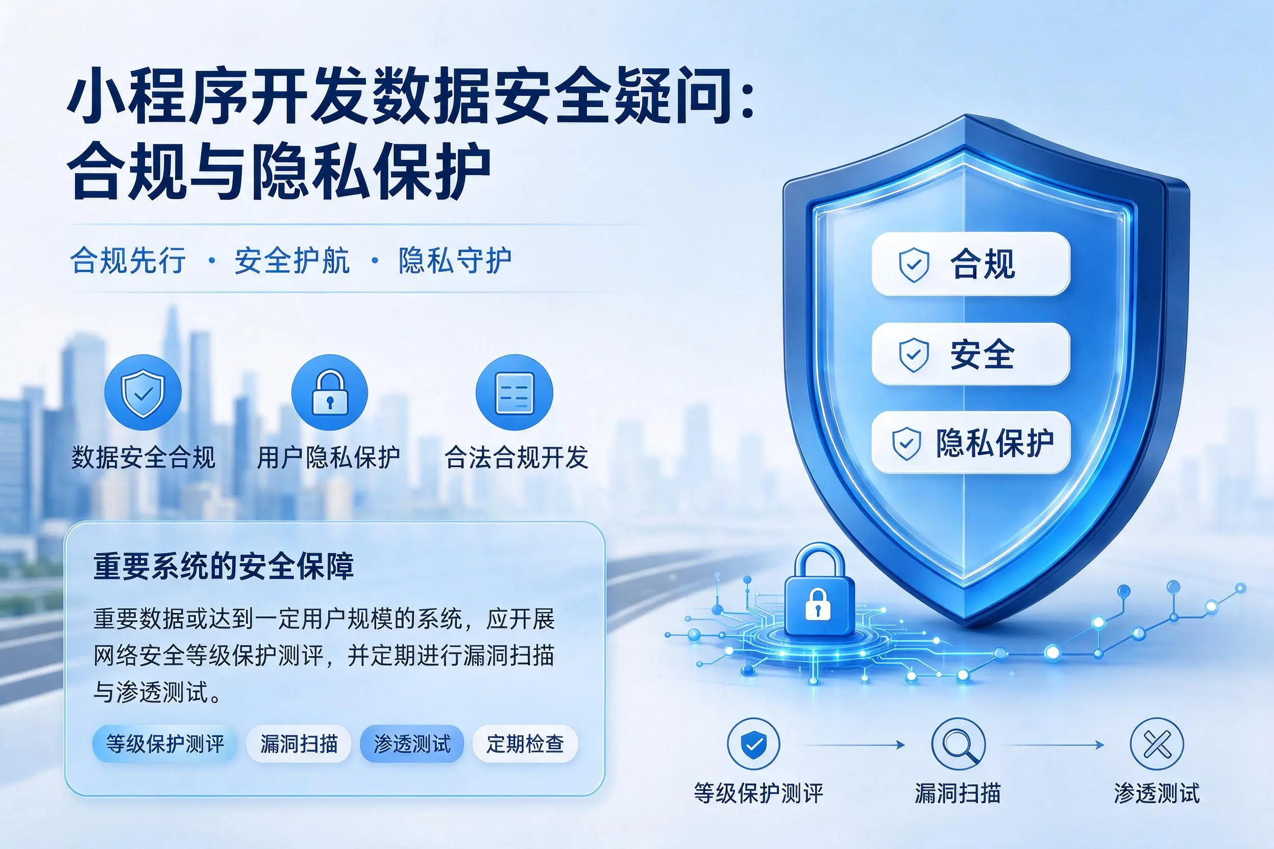 克孜勒苏小程序开发数据安全疑问：合规与隐私保护