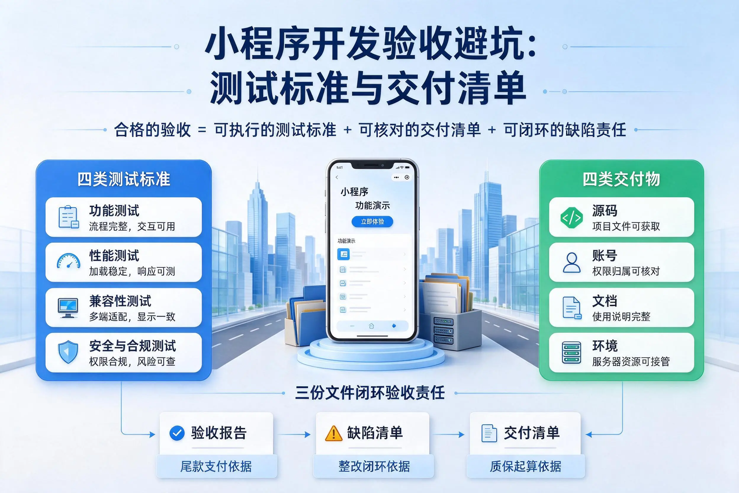 克孜勒苏小程序开发验收避坑:测试标准与交付清单