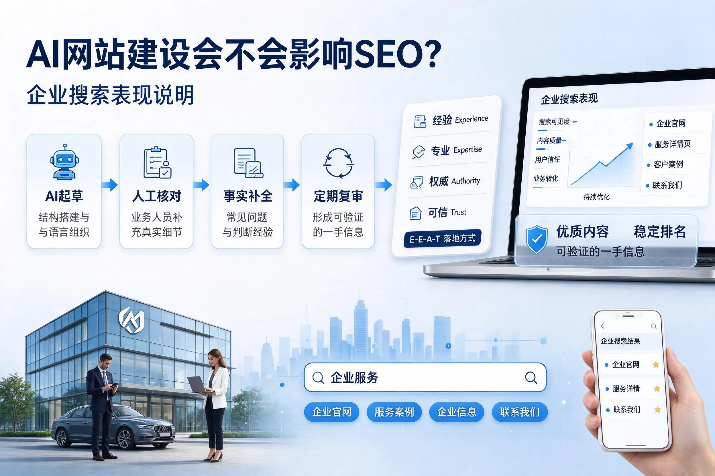 AI网站建设会不会影响SEO？克孜勒苏企业搜索表现说明